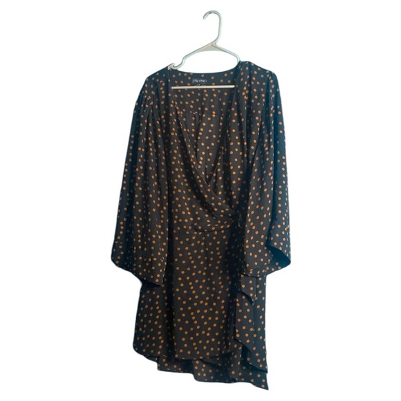 City Chic L/20 Falling Spot Top - Picture 2 of 5